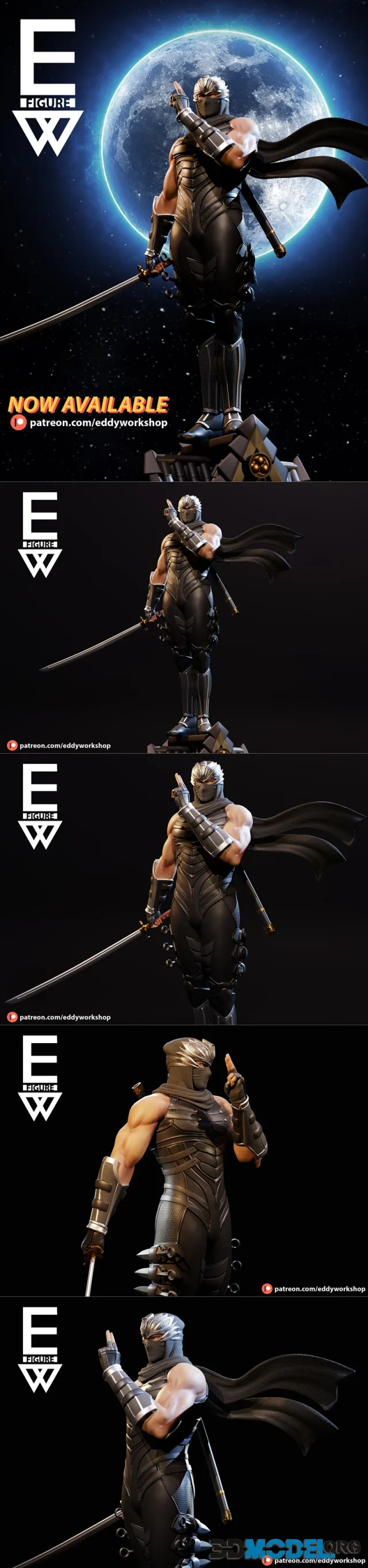 Eddy’s Workshop - Ryu Hayabusa – Printable
