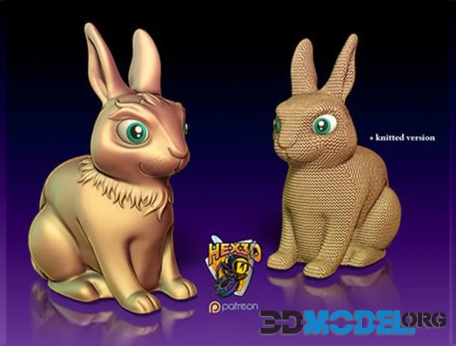 Hex3D - Easter Bunny 24 – Printable