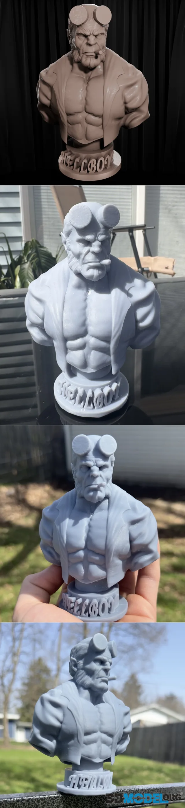 Hellboy Bust – Printable