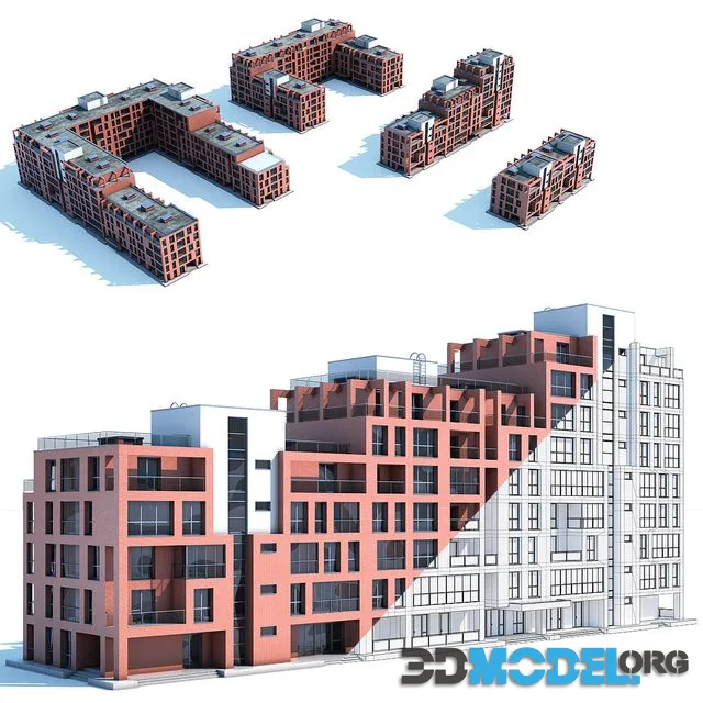 A set of buildings