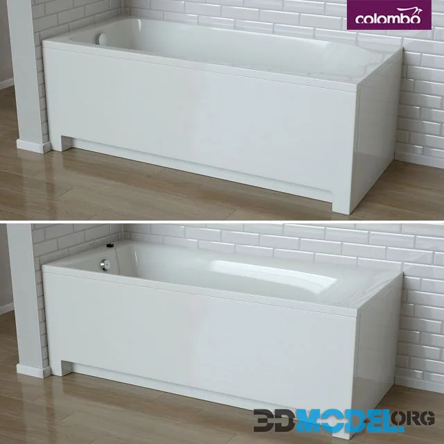 Baths Accent, Fortune with universal front and side panels, Colombo