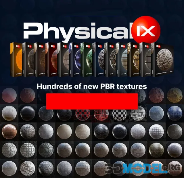 CGAxis – Physical 9 – PBR Textures Collection FULL