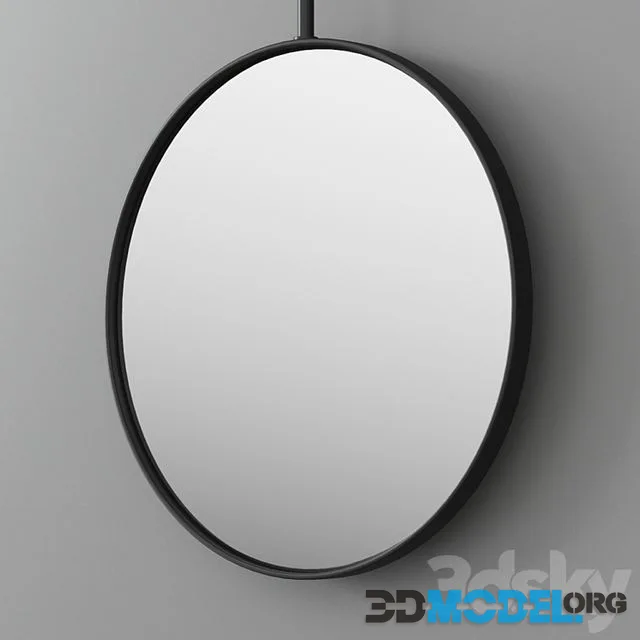 DDL FORMA Round framed wall-mounted mirror by DDL Mirror set
