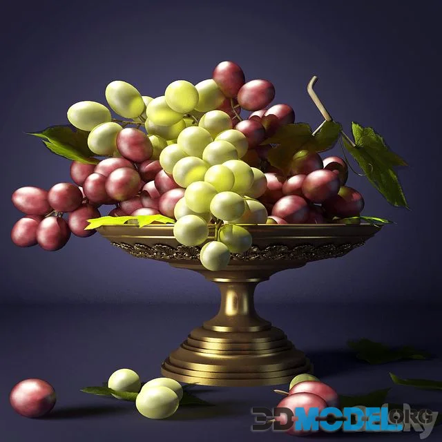 Grapes in a vase