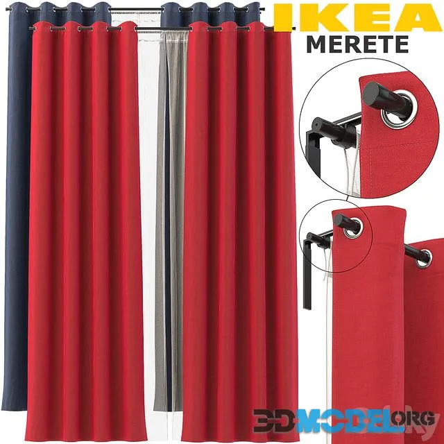 IKEA CURTAINS (MERETE, REKKA)