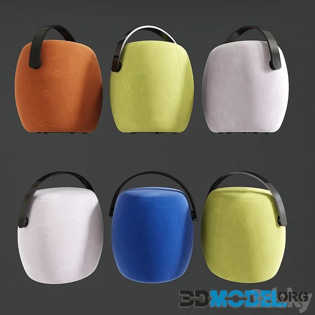 Modern poufs