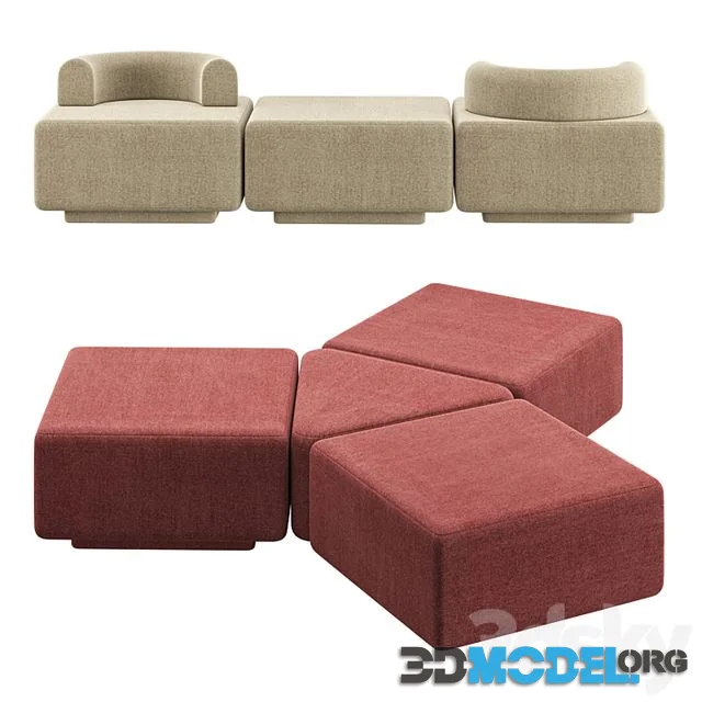Modular Pouf Plump