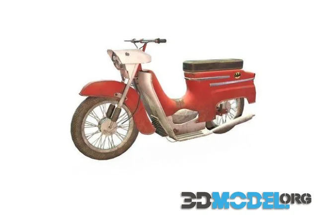 Old soviet motorcycle (PBR)