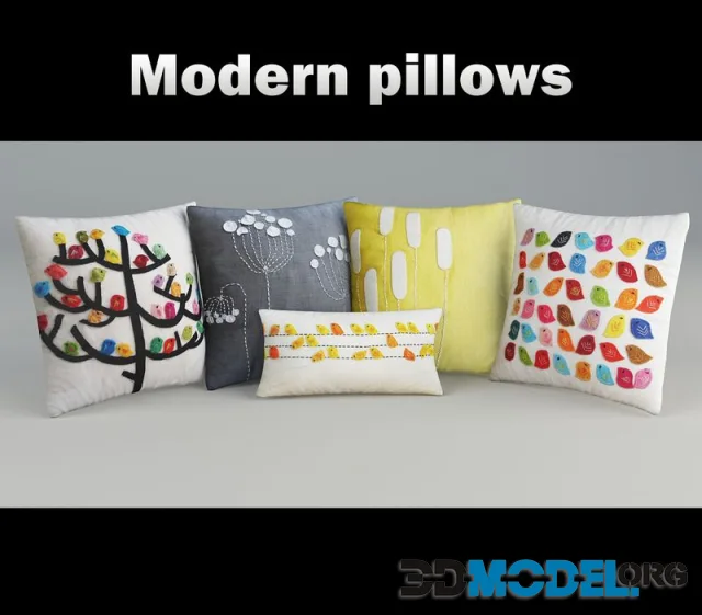 Pillows modern set