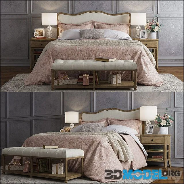 Pottery Barn Claremont bed