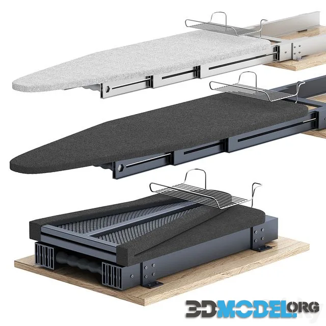 Starax retractable built-in ironing board