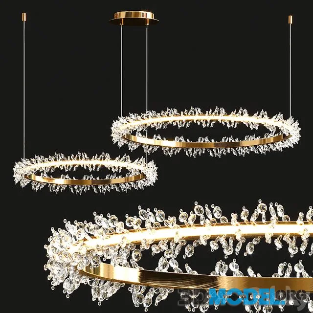 Thera two ring chandelier