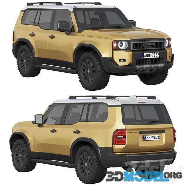 Toyota Land Cruiser 250 First Edition 2024 (paint finishes Sand)