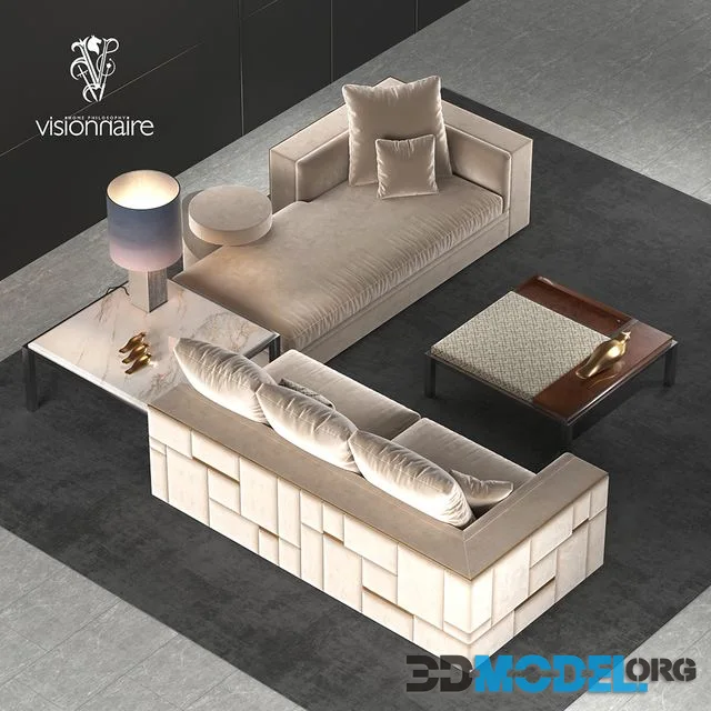 Visionnaire Babylon sofa set