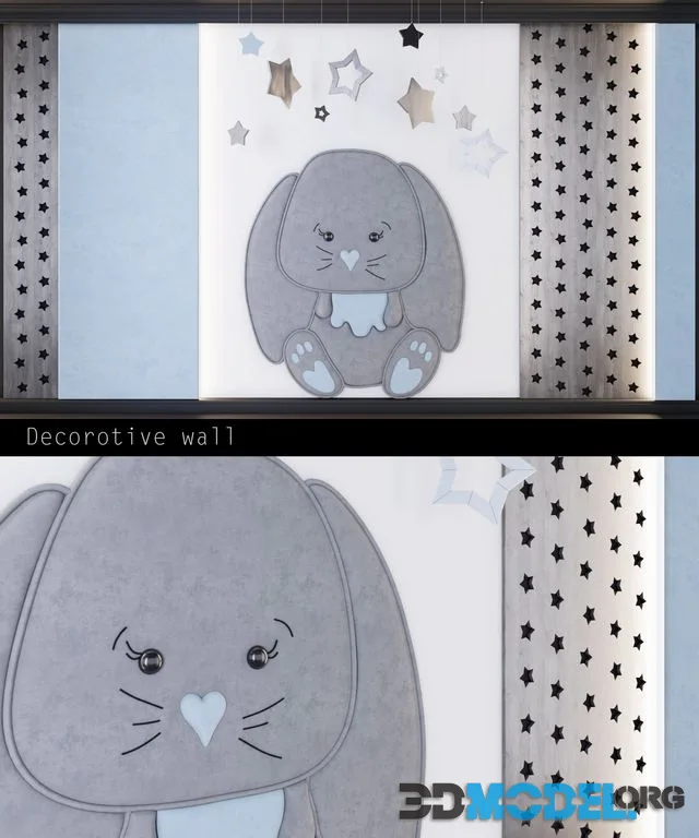 Wall panels for children _ bunny (2)