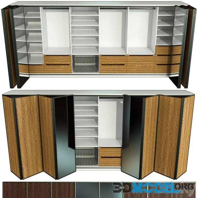 Wardrobe, wardrobe, folding doors