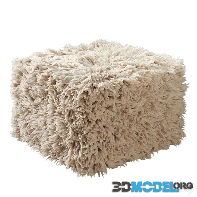 Wool pouf, Carito