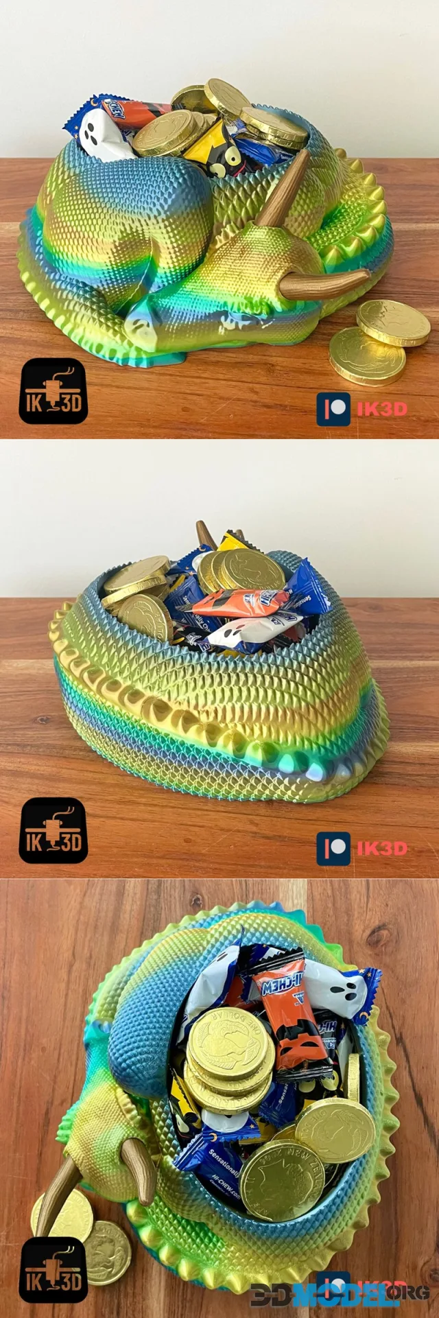 Sleepy Dragon Candy Bowl – Printable