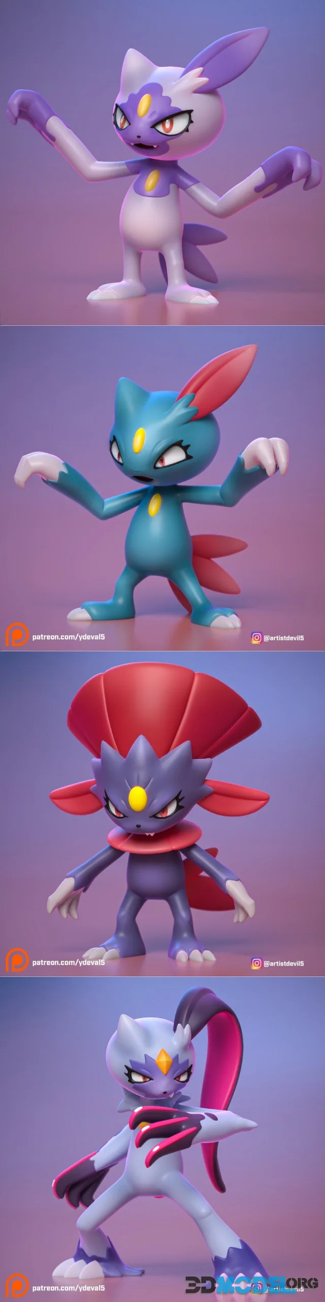 Sneasel Evolution – Printable