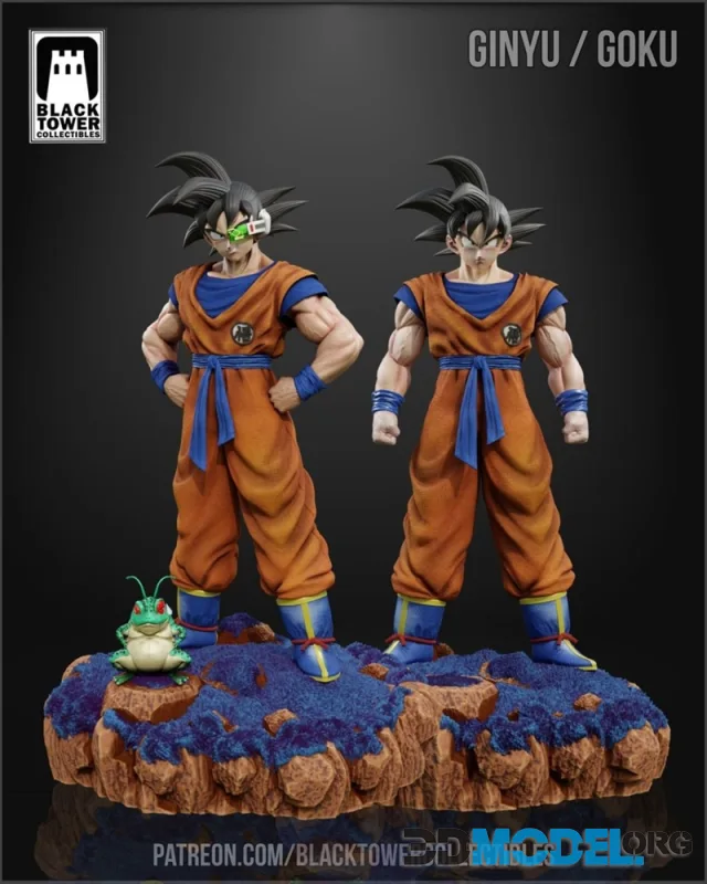 Black Tower Collectibles - Ginyu y Goku – Printable