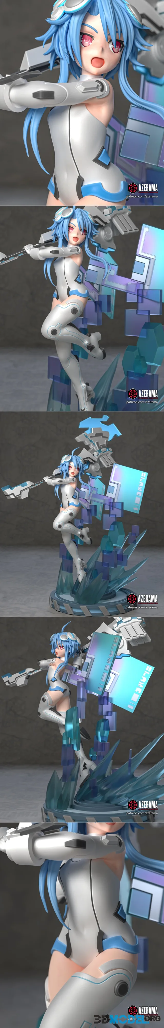 Azerama - White Heart – Printable