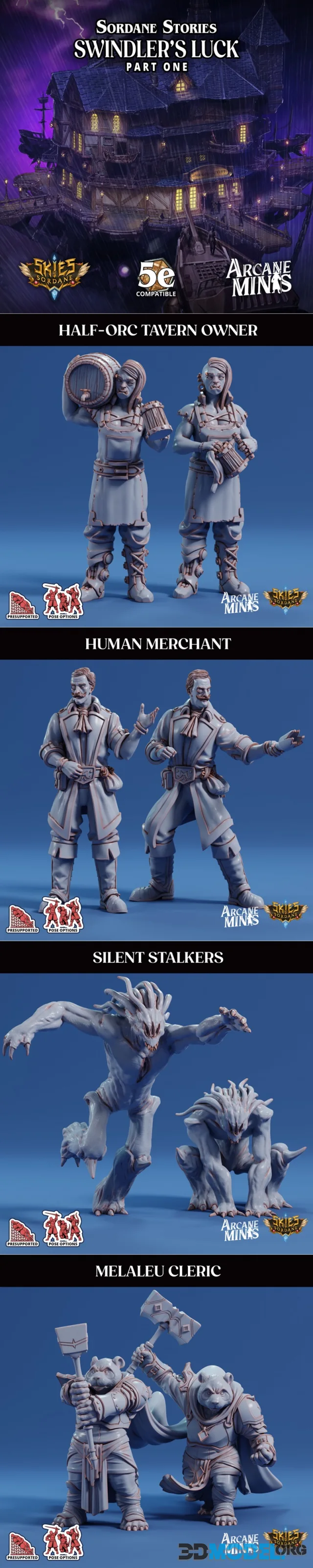 Arcane Minis - Swindler's Luck - Part One – Printable