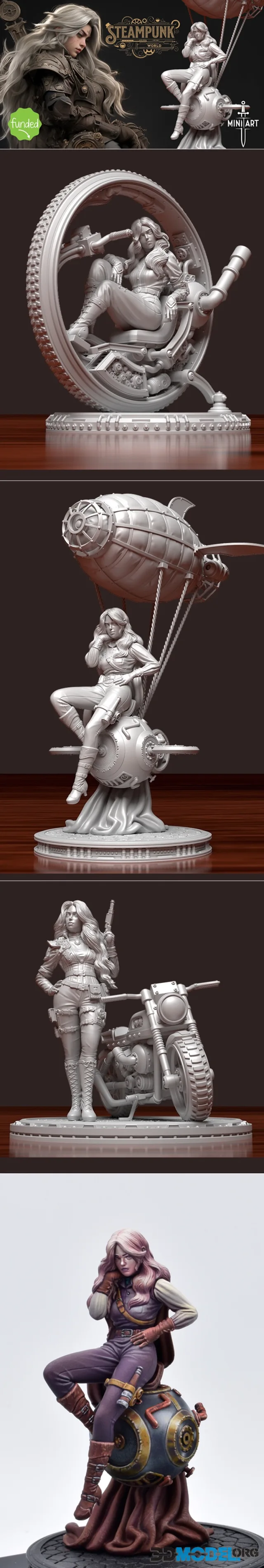 MiniArtCreations - STEAMPUNK WORLD – Printable