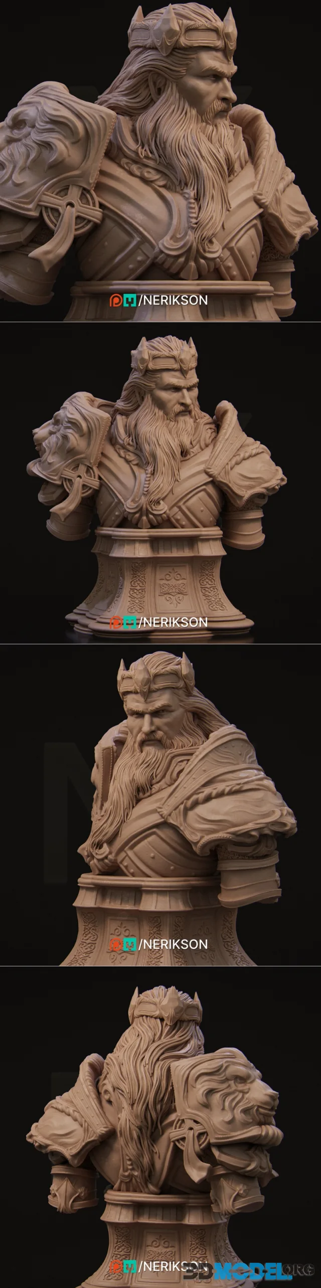 Nerikson - Itrek Bust – Printable