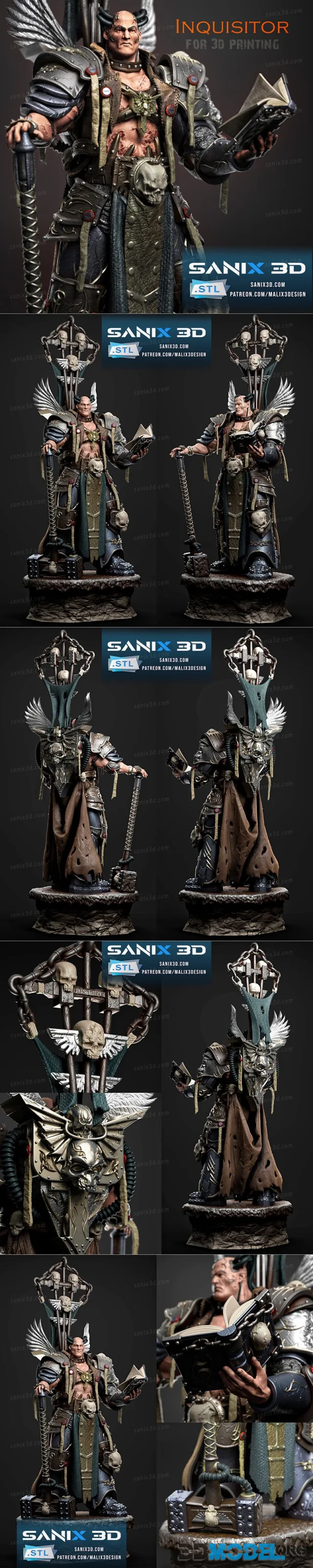 Sanix - Warmachine Inquisitor – Printable