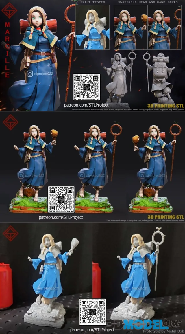 STL Project - Marcille – Printable