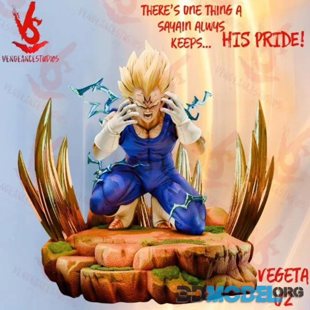 Vengeancestudios - Majin Vegeta V2 – Printable