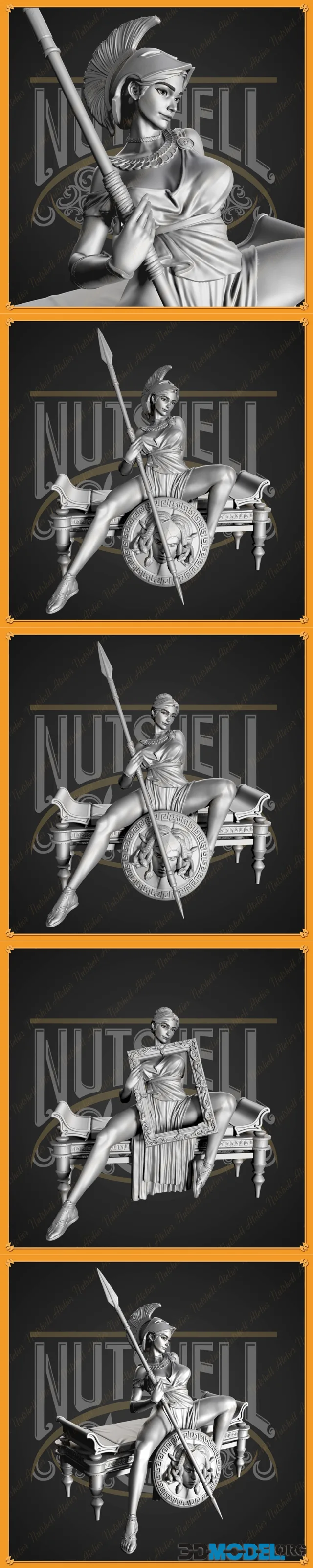 Nutshell Atelier - Athena X ray frame girl – Printable