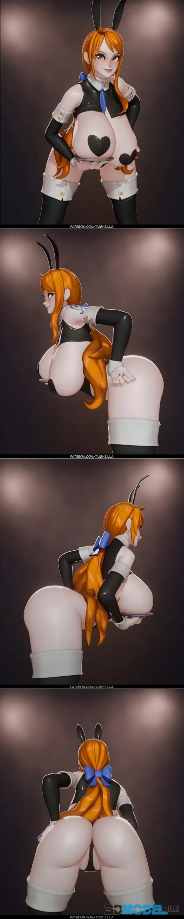 Rushzilla - Bunny Suit Nami – Printable