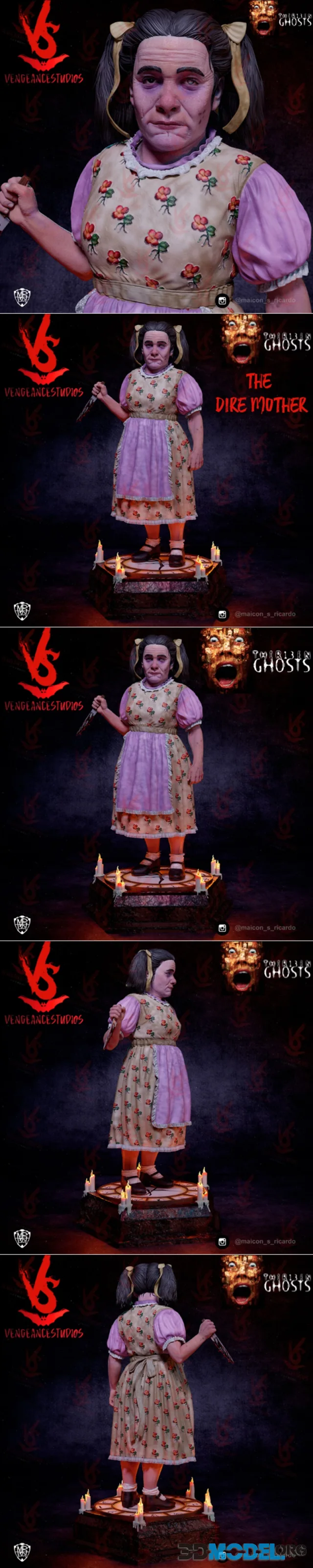 Vengeancestudios - The Dire Mother 13 Ghost movie – Printable