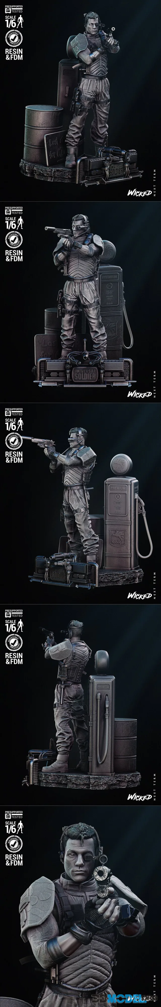WICKED - Luc Deveraux Sculpture – Printable