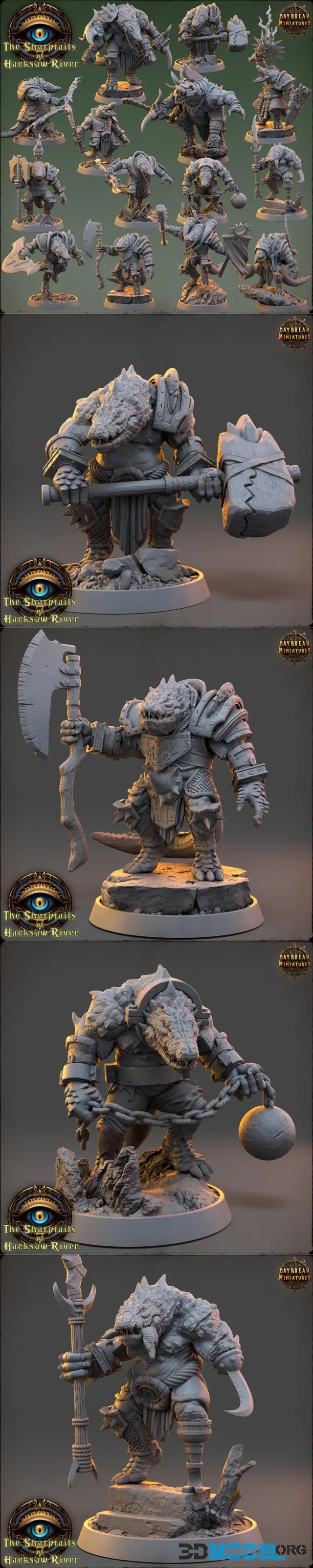 Daybreak Miniatures - The Sharptails of Hacksaw River – Printable