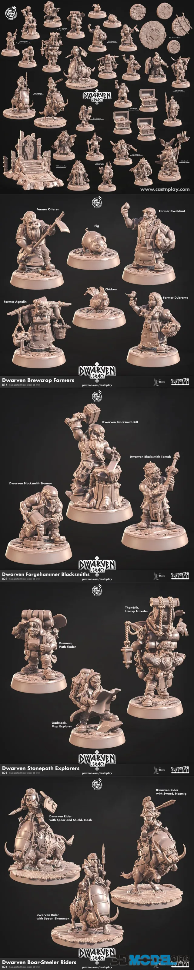 Cast n Play - Dwarven Legacy – Printable