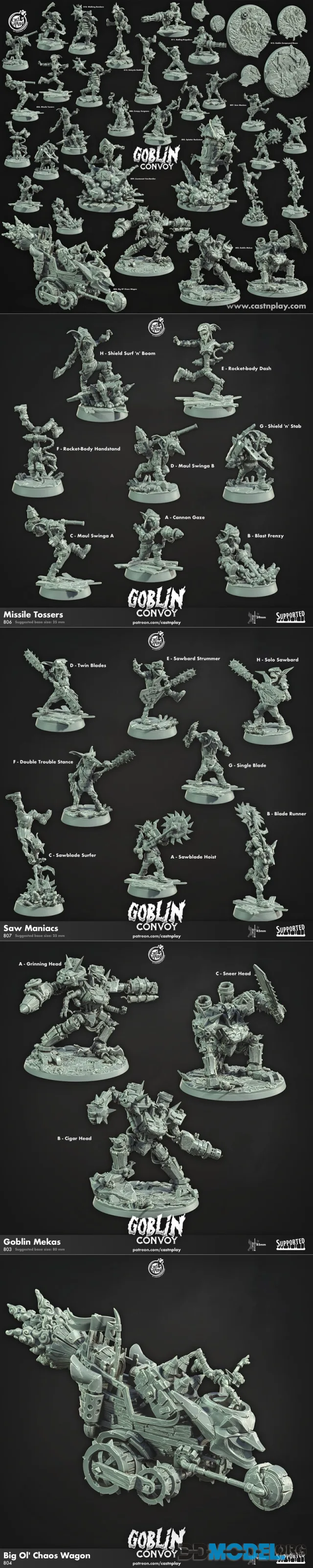 Cast n Play - The Goblin Convoy – Printable