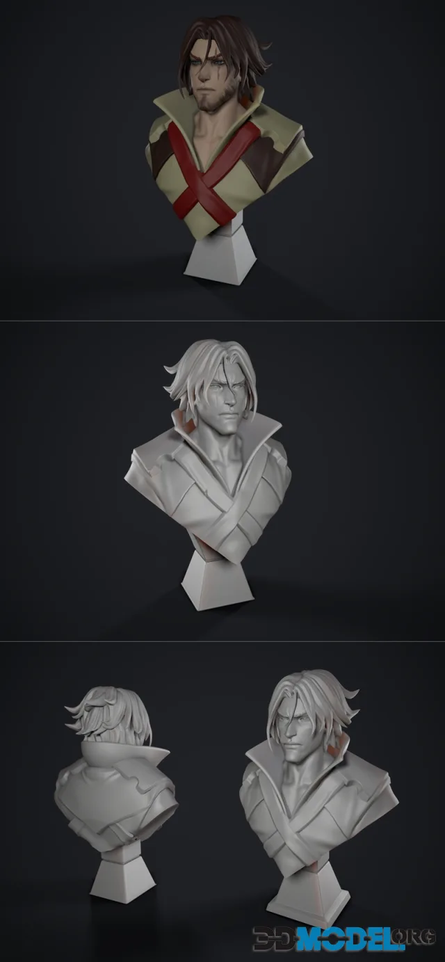 Castlevania - Trevor Bust – Printable