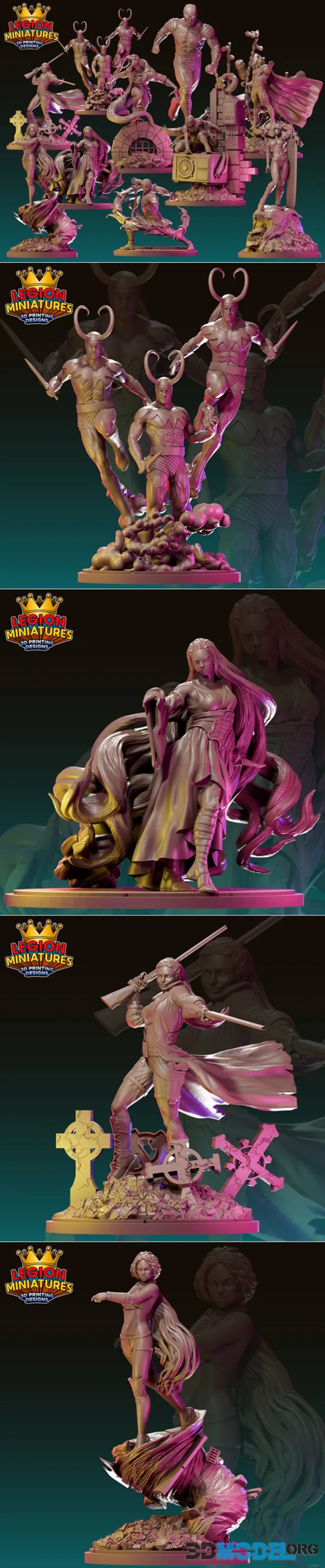 Legion Miniatures - Marvel May 2024 – Printable