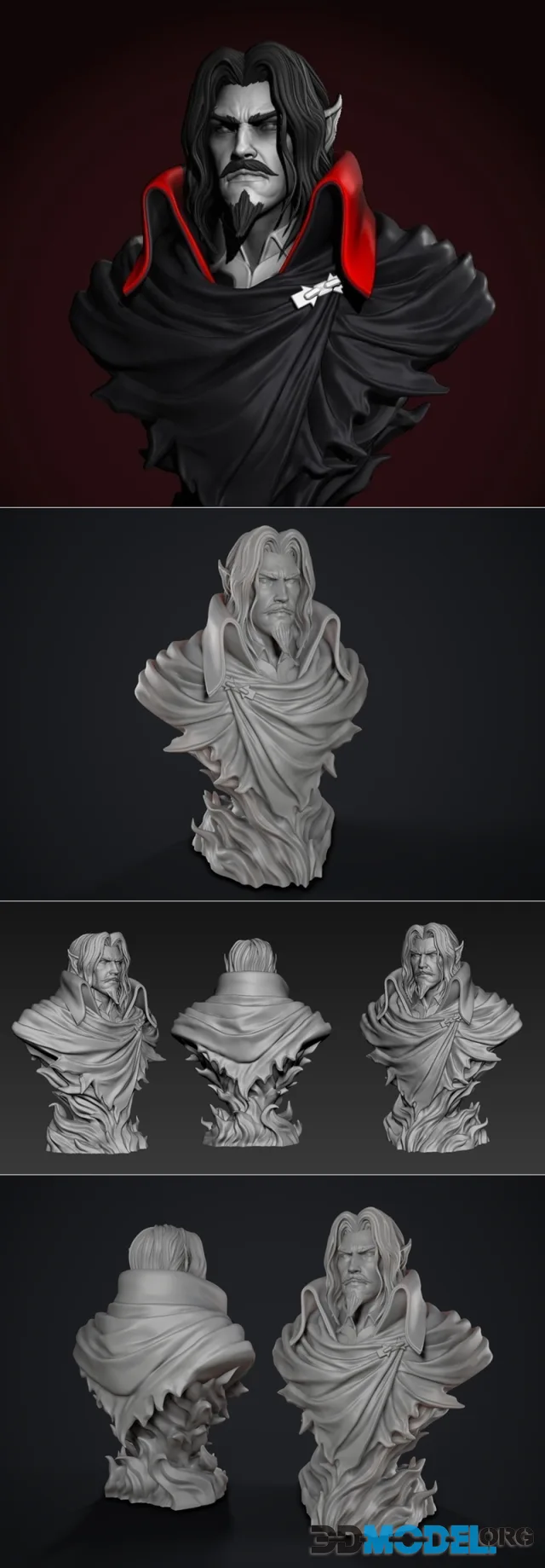 Castlevania - Dracula Bust – Printable