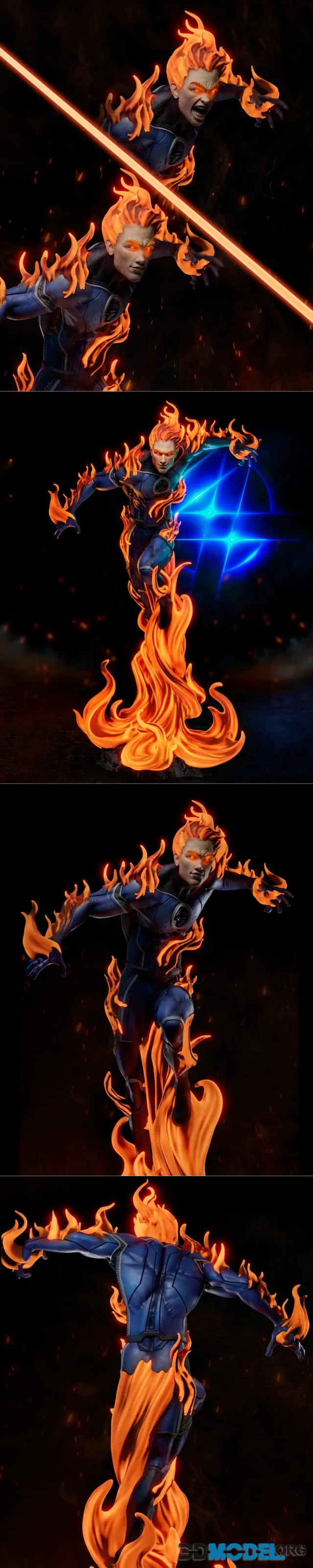 Human Torch – Printable