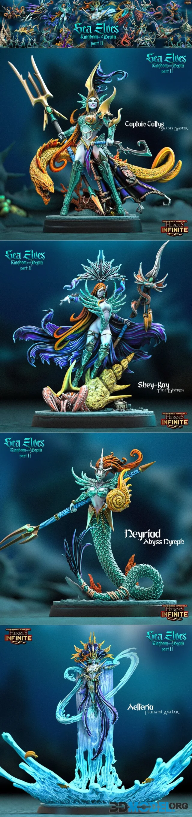 Heroes Infinite - Sea Elves - Kingdom of the Depth part 2 May 2024 – Printable