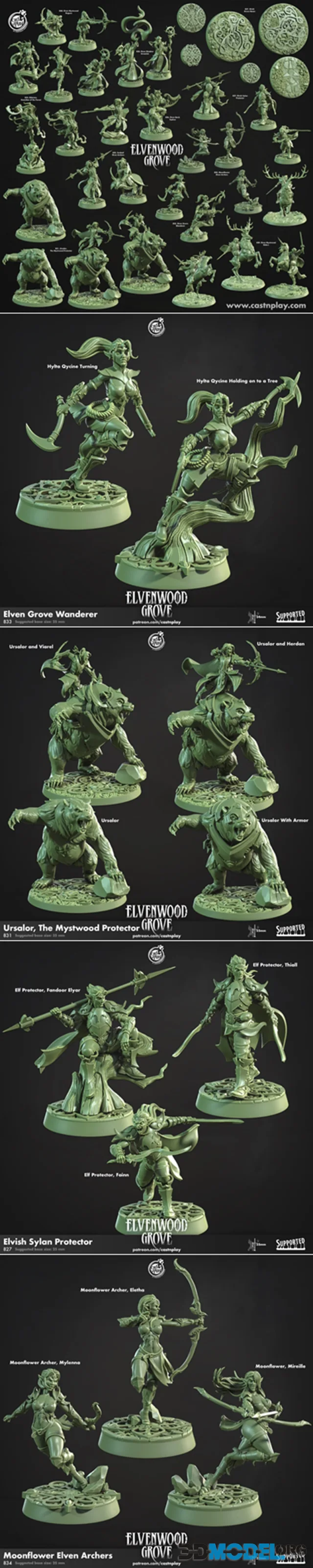 Cast N Play - Elvenwood Grove May 2024 – Printable