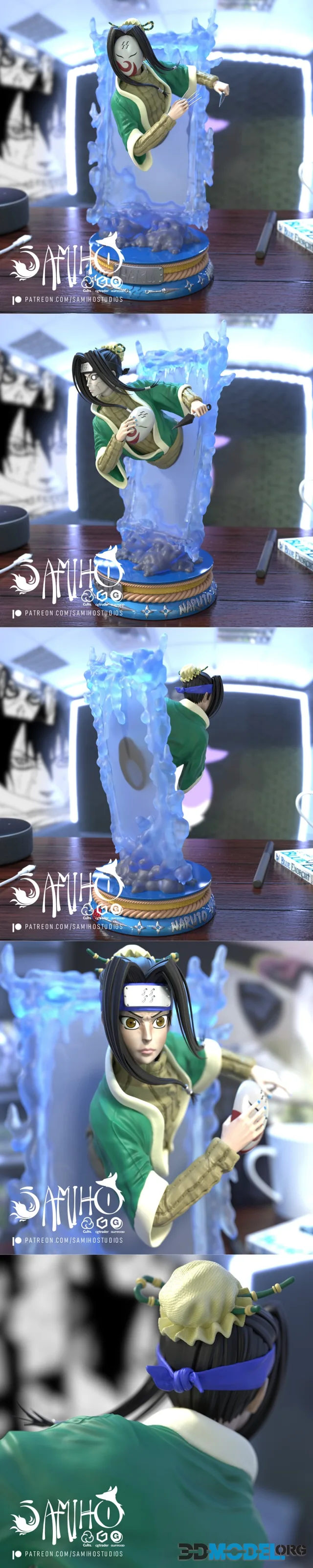 Samiho Studios - Haku Crystal Mirror – Printable