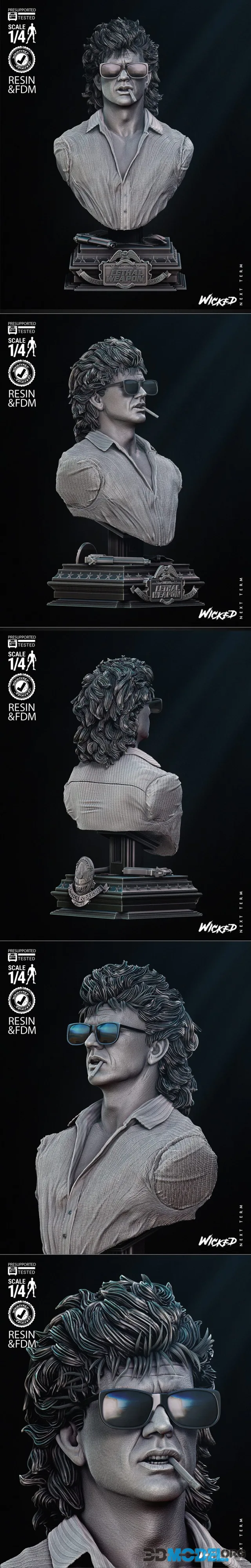 WICKED - Riggs Bust Portrait – Printable