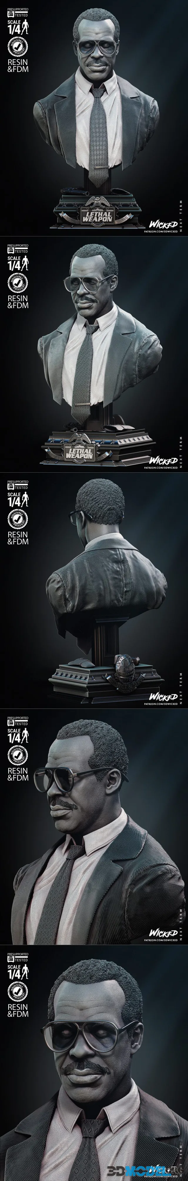 WICKED - Roger Bust Portrait – Printable