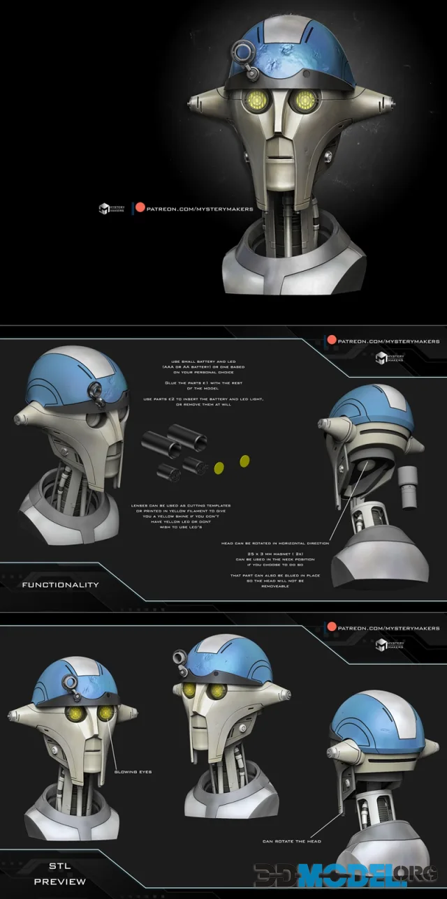 Huyang Bust – Printable