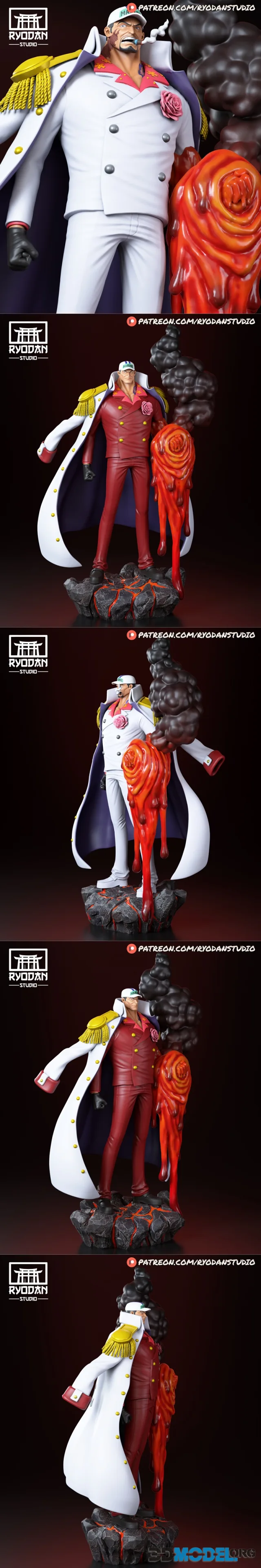 Ryodan Studio - Akainu Sakazuki One Piece – Printable