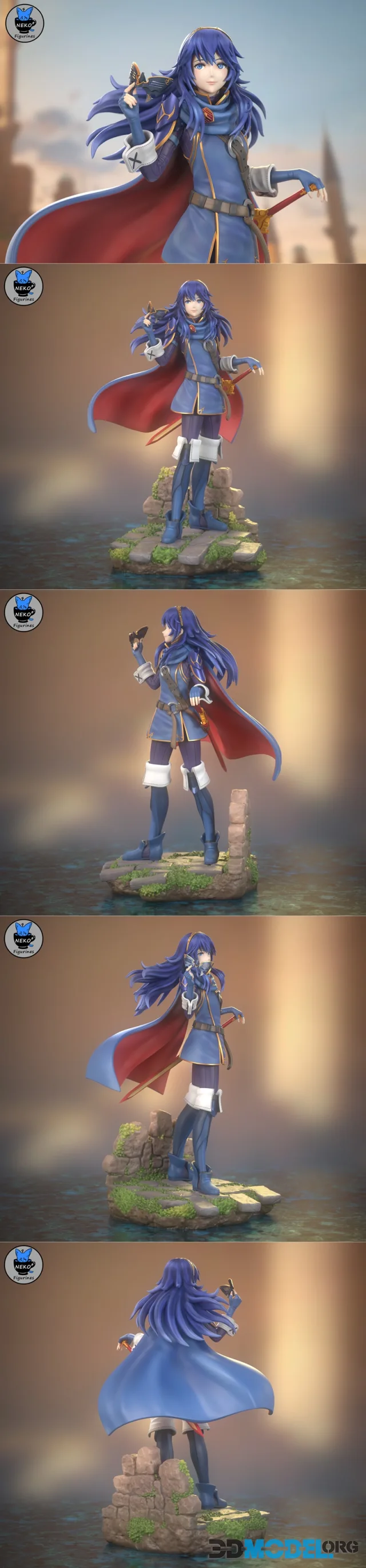 Neko Figurines - Lucina – Printable
